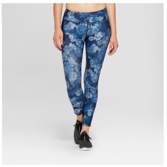 JoyLab Leggings Sz S Floral Print Mid-Rise NWT - Picture 3 of 14